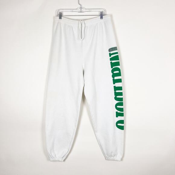 Vintage 80s 90s Marlboro Menthol Spell Out Logo Sweatpants White Size Large - Picture 2 of 5